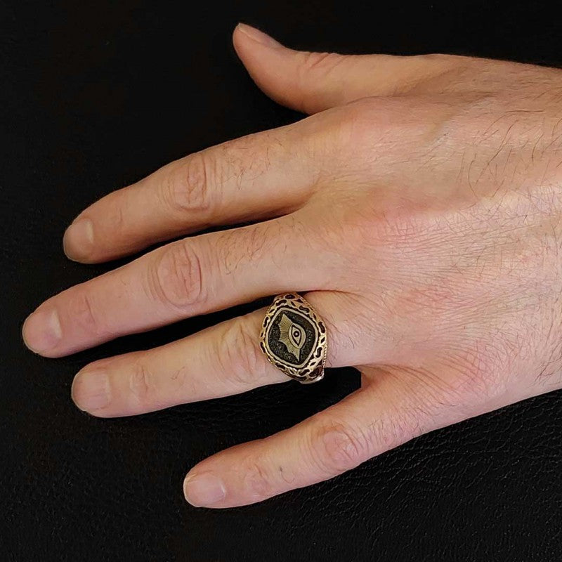 Masonic Symbolism of the Eye of Providence Masonic Ring