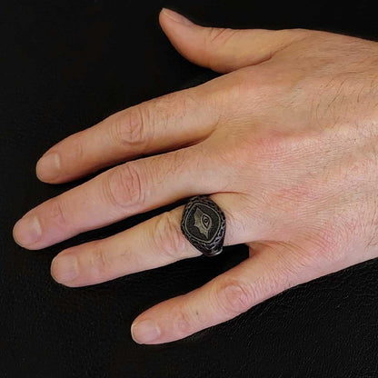 Masonic Symbolism of the Eye of Providence Masonic Ring by SWISS PLUS - Mason Collection - view 7