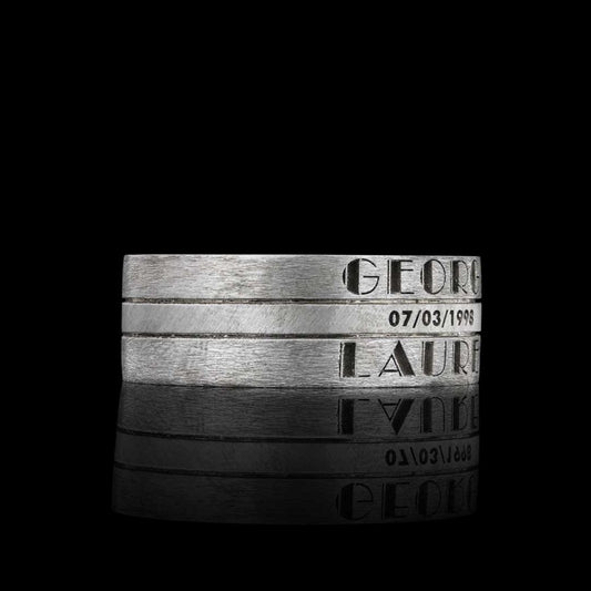 Memories Motto Band Ring
