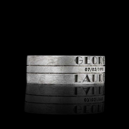 Memories Motto Band Ring by SWISS PLUS - Inspirational Rings - view 2