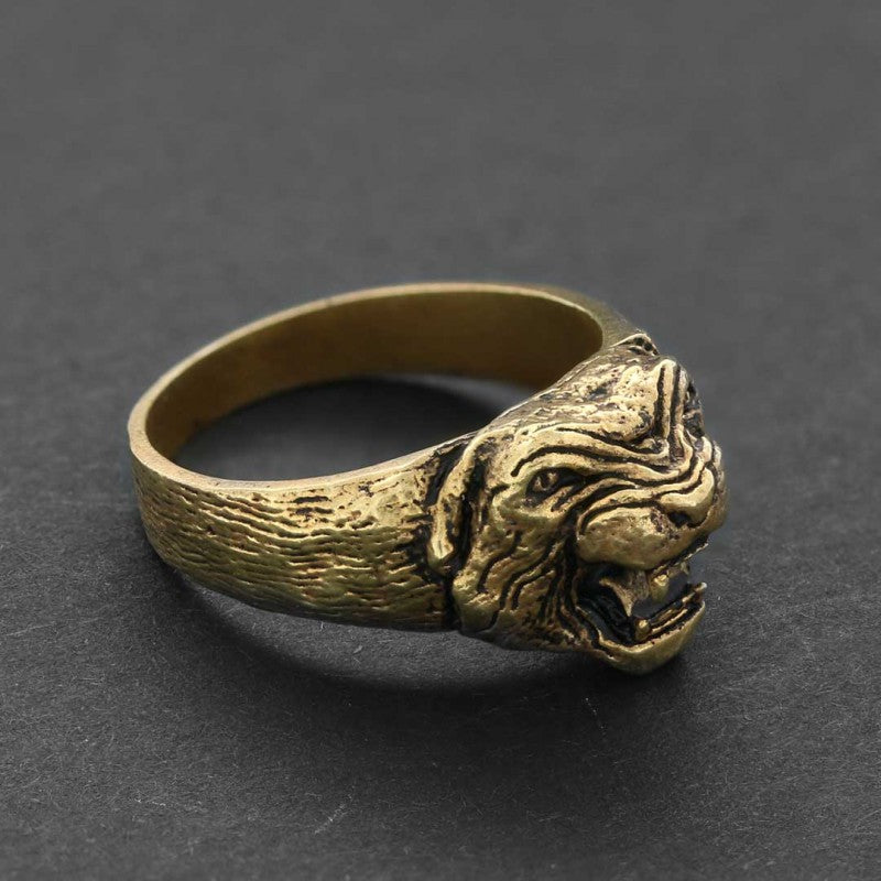 Men Silver Ring - view 4