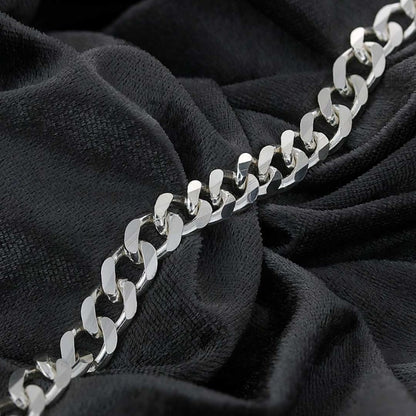 Men Silver Chain Bracelet by SWISS PLUS - Jewish Collection