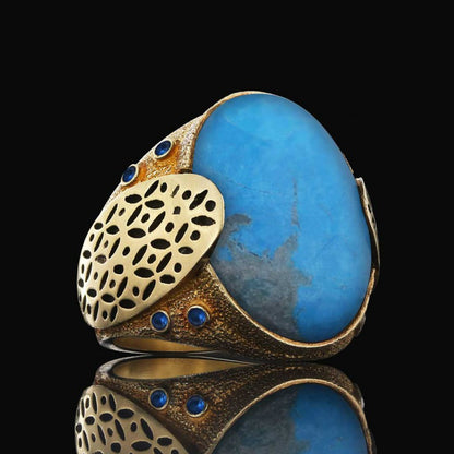 Men Silver Ring 925 Sterling by SWISS PLUS - Custom Made Filigree Sterling Silver Rings - view 5