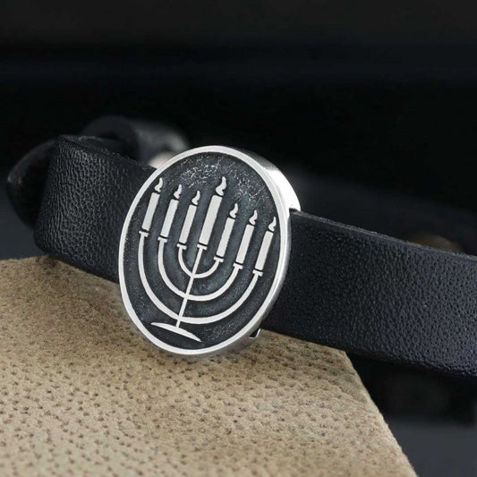 Menorah Isolated Bracelet by SWISS PLUS - Jewish Collection
