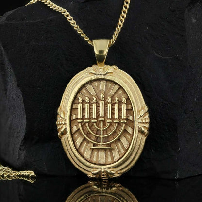 Menorah Isolated Pendant by SWISS PLUS - Jewish Collection