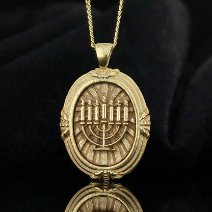 Menorah Isolated Pendant by SWISS PLUS - Jewish Collection - view 2