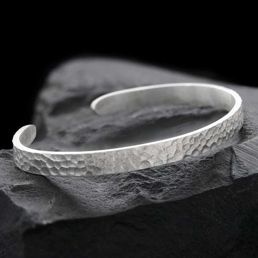 Mens Silver Cuff Bracelet
