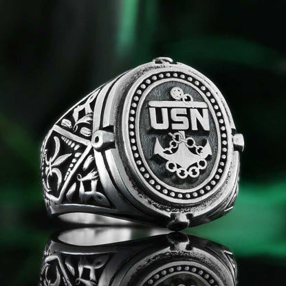 USN Military Ring by SWISS PLUS - Military Rings