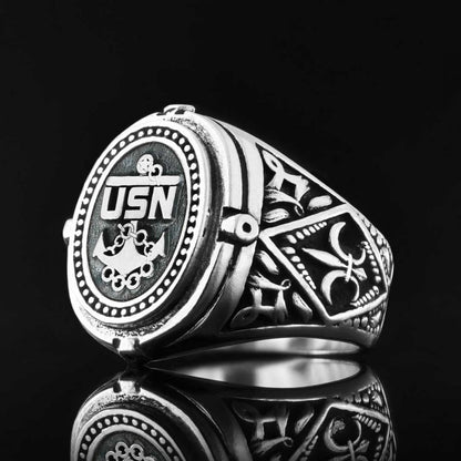 USN Military Ring by SWISS PLUS - Military Rings - view 3