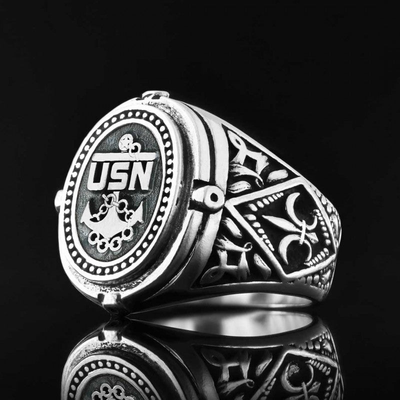 USN Military Ring