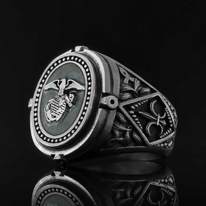 US Army Eagle Ring by SWISS PLUS - Military Rings - view 2