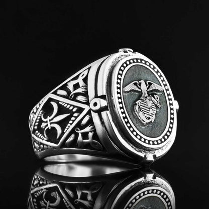 US Army Eagle Ring by SWISS PLUS - Military Rings - view 3