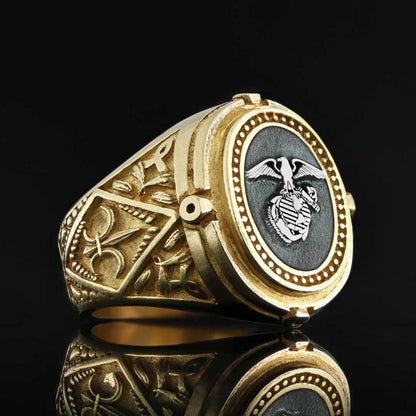 US Army Eagle Ring by SWISS PLUS - Military Rings - view 4