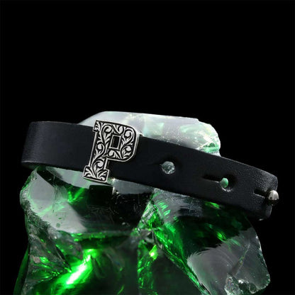 Motif Letter P Bracelet by SWISS PLUS - Letter Collection