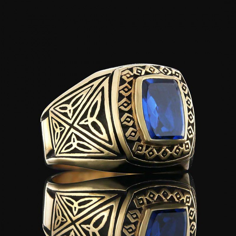 Motif Silver Men Ring - view 4