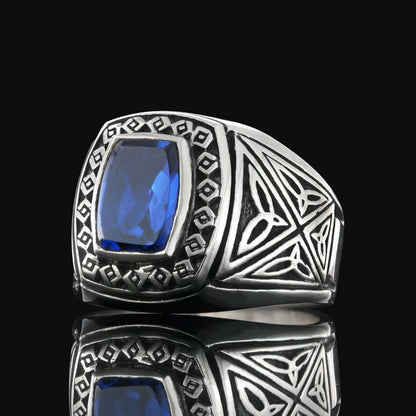Motif Silver Men Ring by SWISS PLUS - Unique Design Rings - view 7