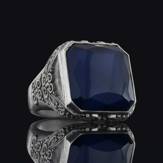 Motif Silver Ring by SWISS PLUS - Unique Design Rings - view 2