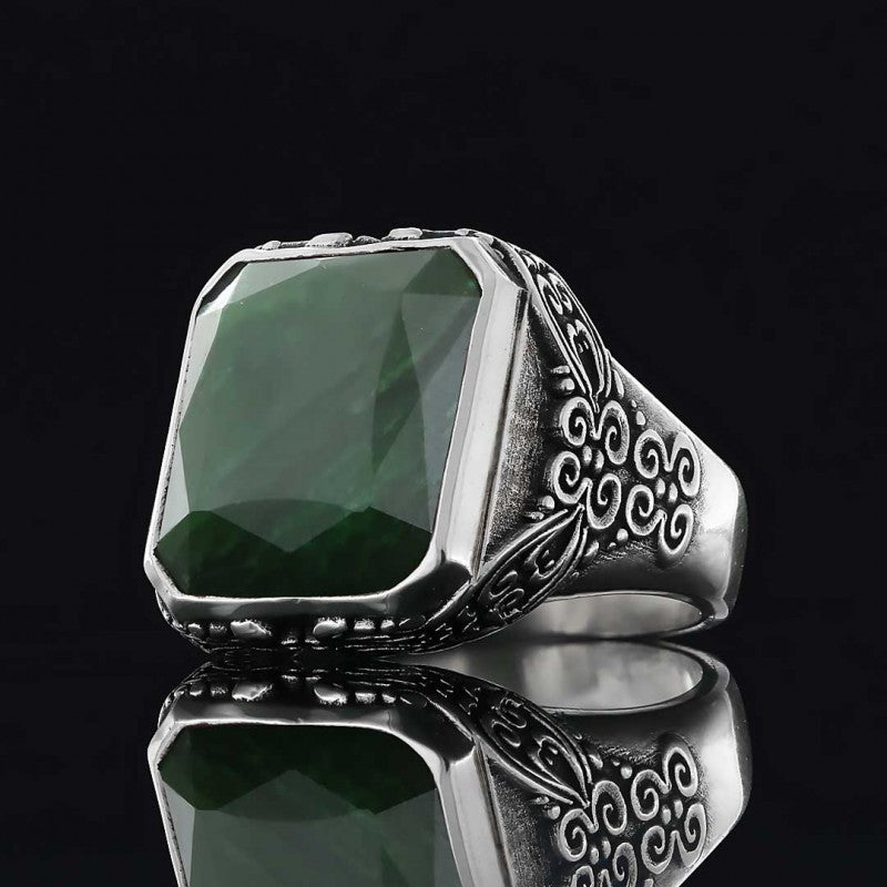 Motif Silver Ring - view 3