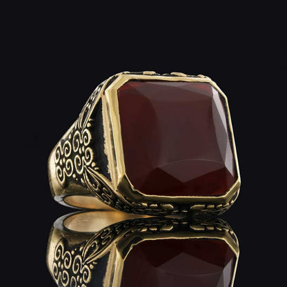 Motif Silver Ring by SWISS PLUS - Unique Design Rings - view 4