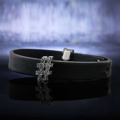 Motif Silver # Sign Bracelet by SWISS PLUS - Letter Collection