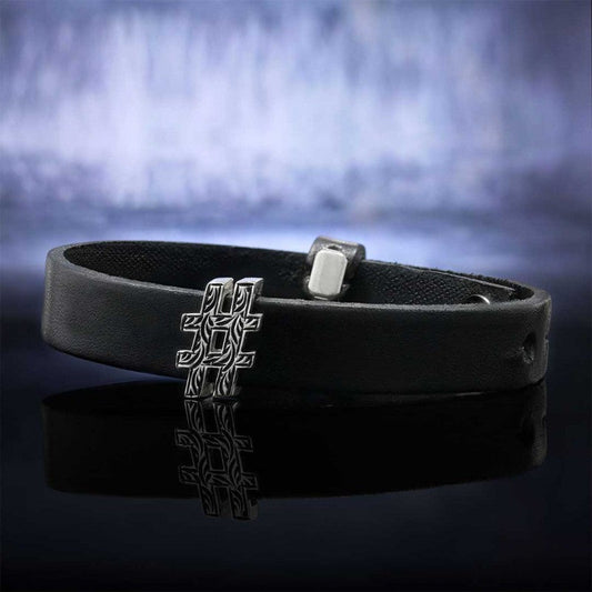 Motif Silver # Sign Bracelet