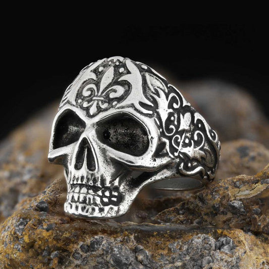 Motif Skull Ring