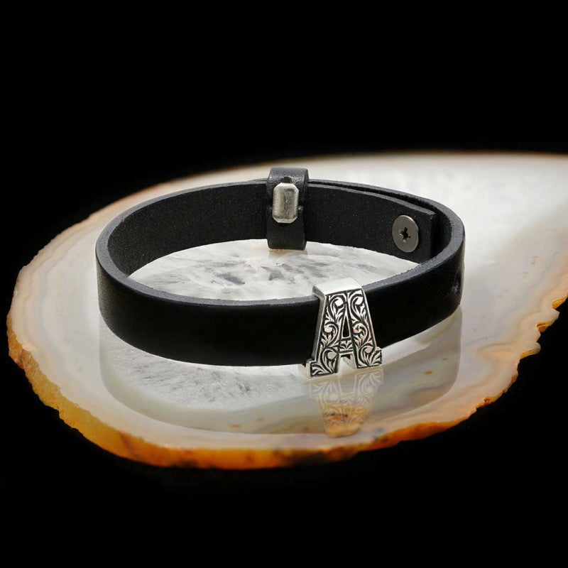 Motif Special Design Alphabet Letter A Bracelet by SWISS PLUS - Letter Collection - view 2