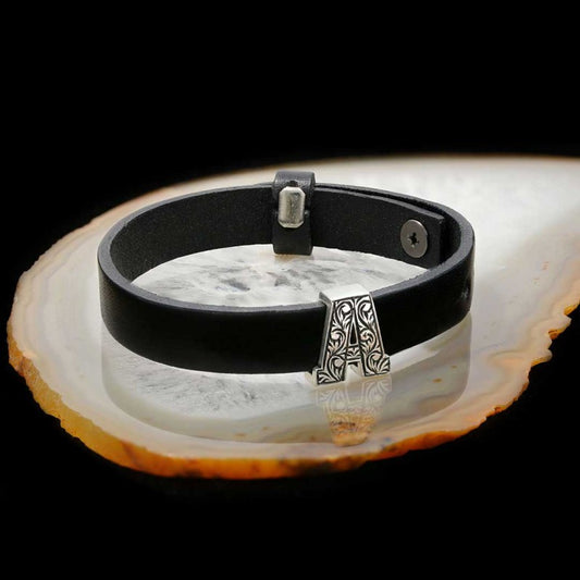 Motif Special Design Alphabet Letter A Bracelet by SWISS PLUS - Letter Collection - view 2