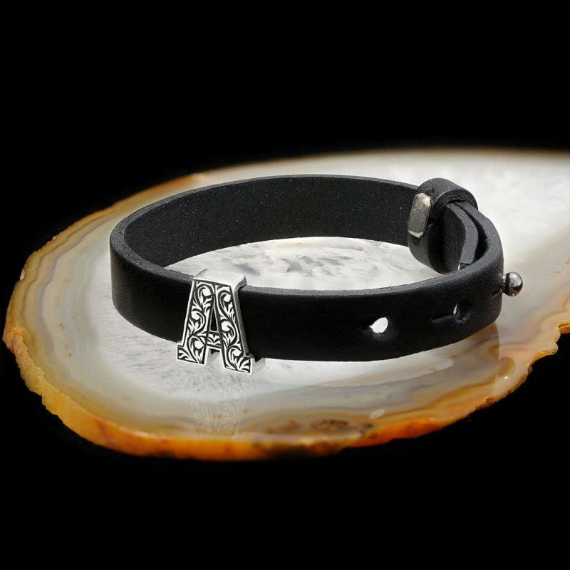 Motif Special Design Alphabet Letter A Bracelet by SWISS PLUS - Letter Collection - view 3