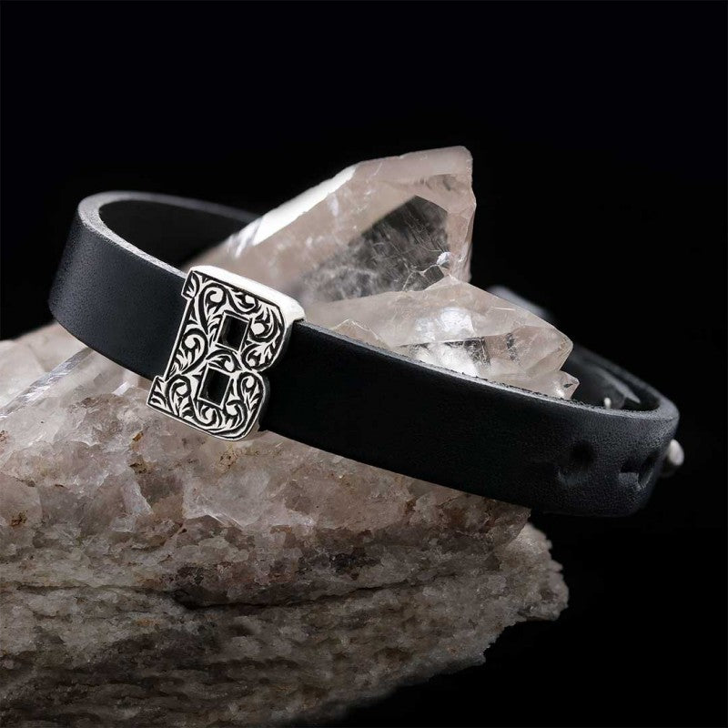 Motif Special Design Alphabet Letter B Bracelet by SWISS PLUS - Letter Collection