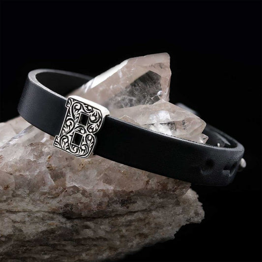 Motif Special Design Alphabet Letter B Bracelet by SWISS PLUS - Letter Collection