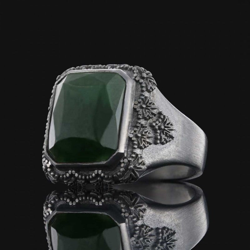 Motif Stone Ring by SWISS PLUS - Unique Design Rings - view 2