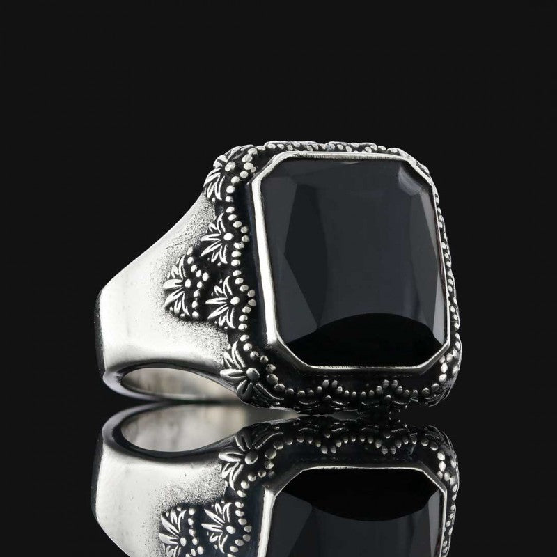 Motif Stone Ring - view 3