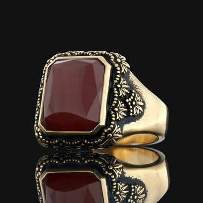 Motif Stone Ring by SWISS PLUS - Unique Design Rings - view 4