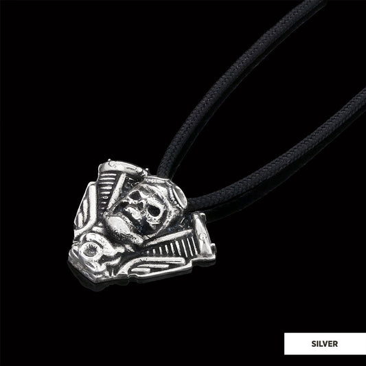 Motorhead Skull Pendant Silver