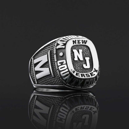 New Jersey University Ring, Mcneil High School Graduation Ring, Class Ring, College Class Ring by SWISS PLUS - Custom College