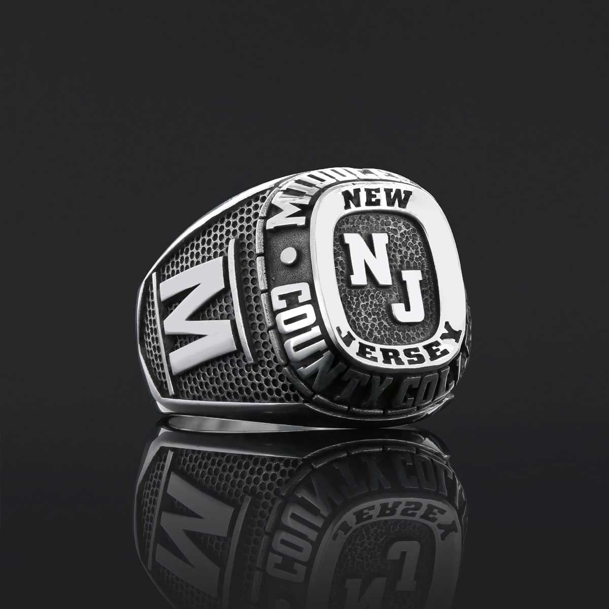 New Jersey University Ring, Mcneil High School Graduation Ring, Class Ring, College Class Ring - view 1