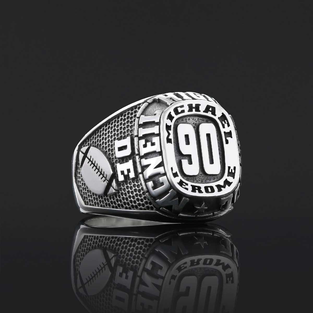 New Jersey University Ring, Mcneil High School Graduation Ring, Class Ring, College Class Ring - view 4