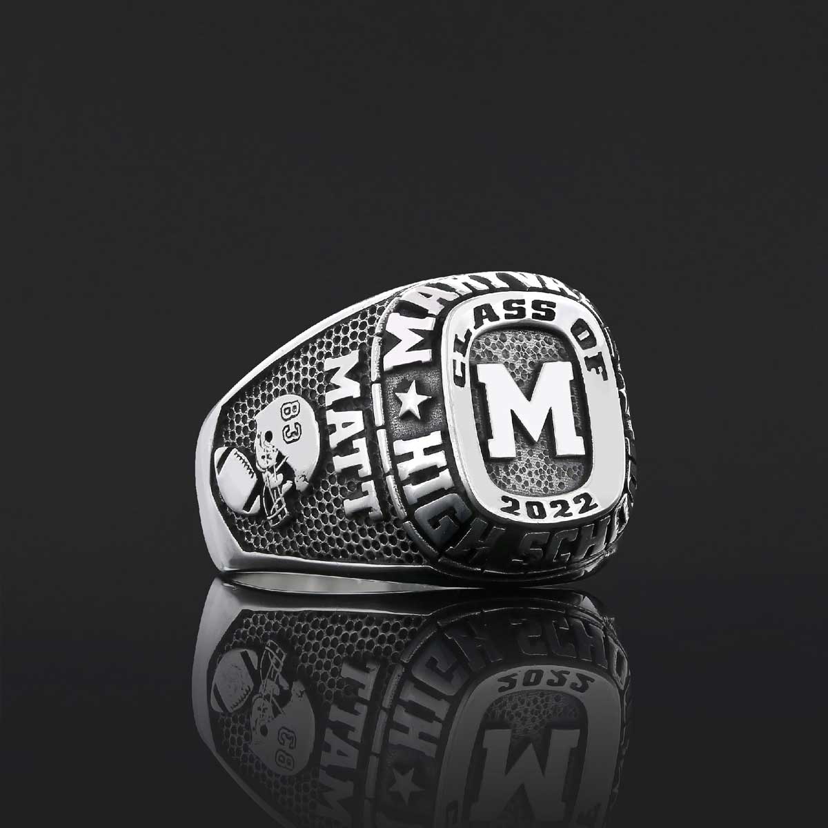 New Jersey University Ring, Mcneil High School Graduation Ring, Class Ring, College Class Ring - view 7