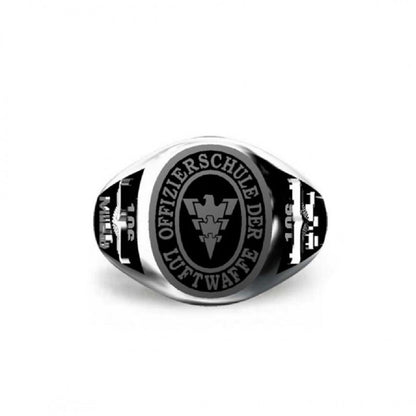 Offizierschule Der Luftwaffe 925 Sterling Silver Ring by SWISS PLUS - Military Rings - view 2