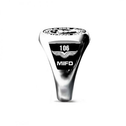 Offizierschule Der Luftwaffe 925 Sterling Silver Ring by SWISS PLUS - Military Rings - view 3
