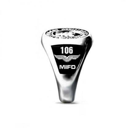 Offizierschule Der Luftwaffe 925 Sterling Silver Ring by SWISS PLUS - Military Rings - view 4
