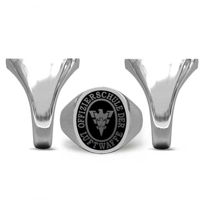 Offizierschule Der Luftwaffe Unique Design Ring by SWISS PLUS - Military Rings