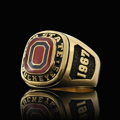 Ohio State Buckeyes Ring by SWISS PLUS - Custom College Class Rings - view 3