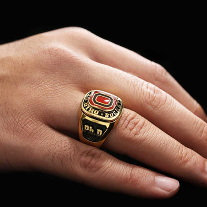 Ohio State Buckeyes Ring by SWISS PLUS - Custom College Class Rings - view 4