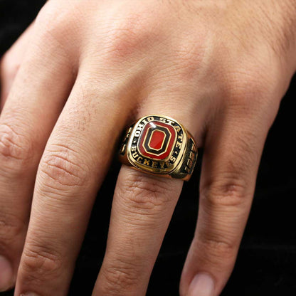 Ohio State Buckeyes Ring by SWISS PLUS - Custom College Class Rings - view 5