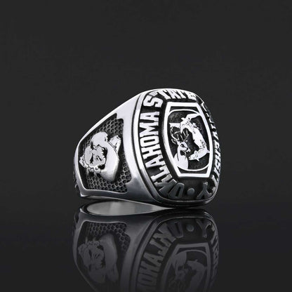 Oklahoma State University Ring, Class Ring, High School Ring, Graduation Ring by SWISS PLUS - Custom College Class Rings