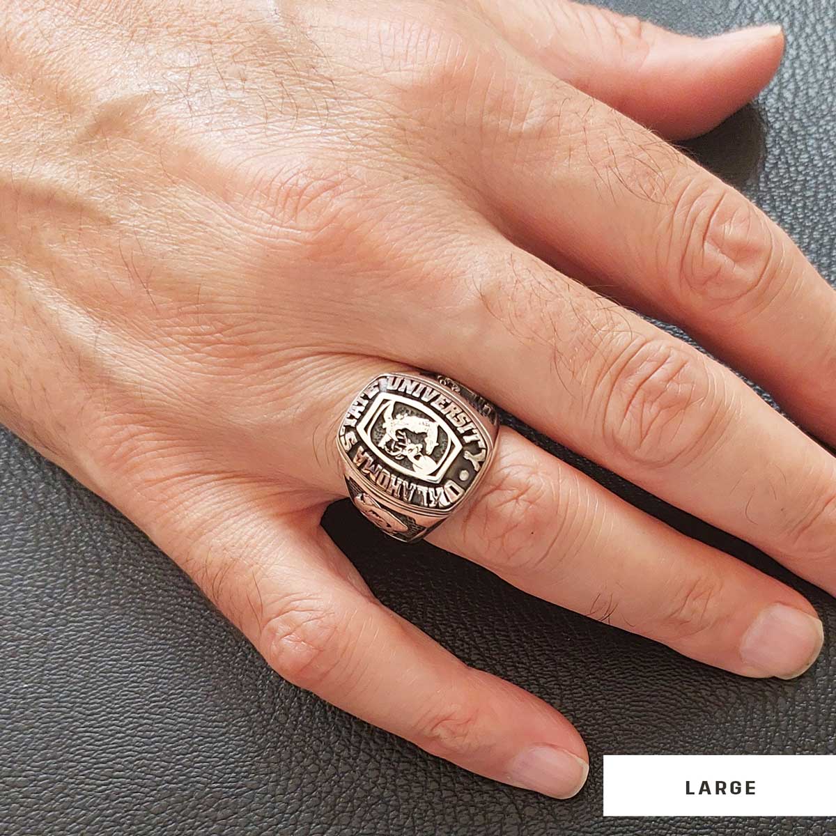 Oklahoma State University Ring, Class Ring, High School Ring, Graduation Ring - view 3