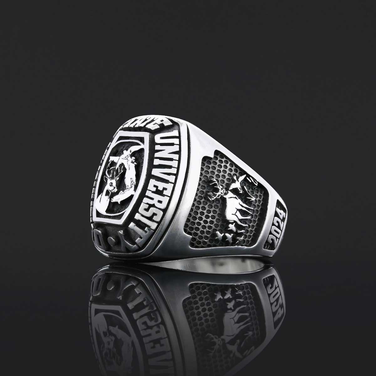Oklahoma State University Ring, Class Ring, High School Ring, Graduation Ring - view 5