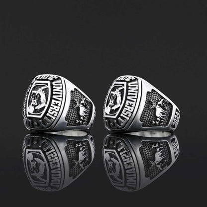 Oklahoma State University Ring, Class Ring, High School Ring, Graduation Ring by SWISS PLUS - Custom College Class Rings - vi